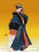 93雪中傘持美人